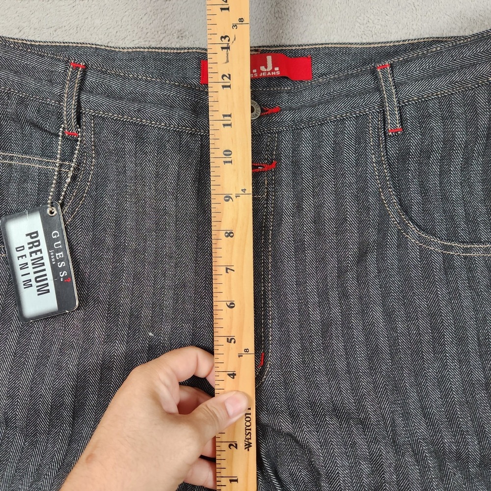 Vintage Guess Jeans Denim Shorts Mens size 38 Cotton Blend USA Retro Y2K Baggy - Picture 10 of 11